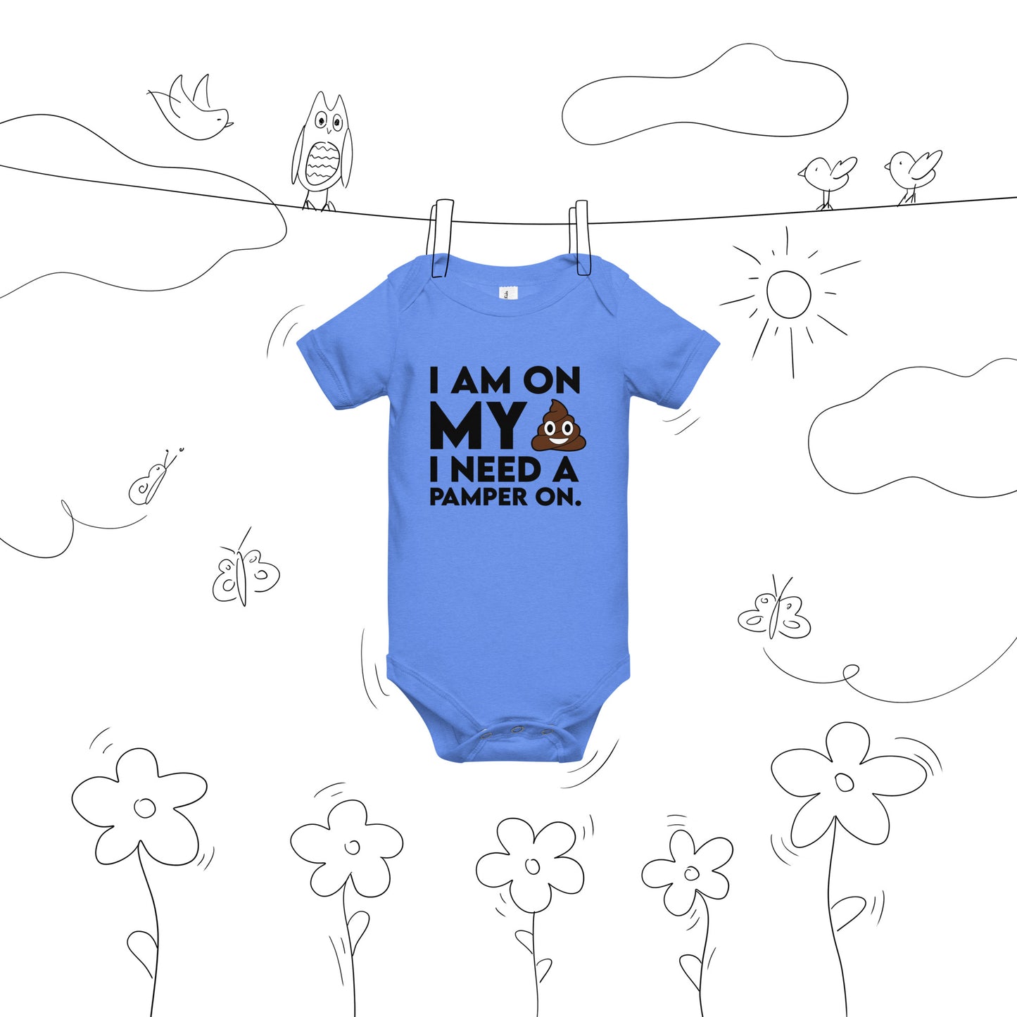 I Need A Pamper Infant Bodysuit