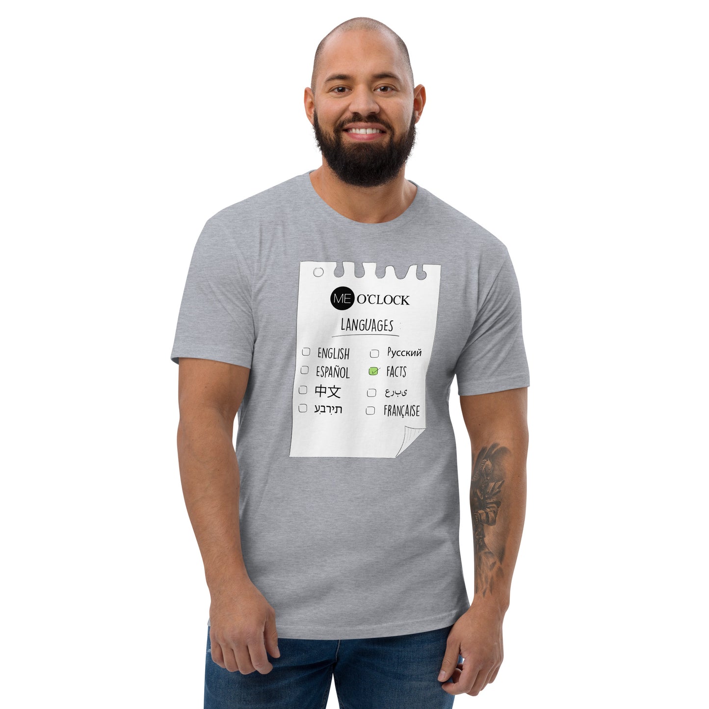 ME O'Clock Languages Tee