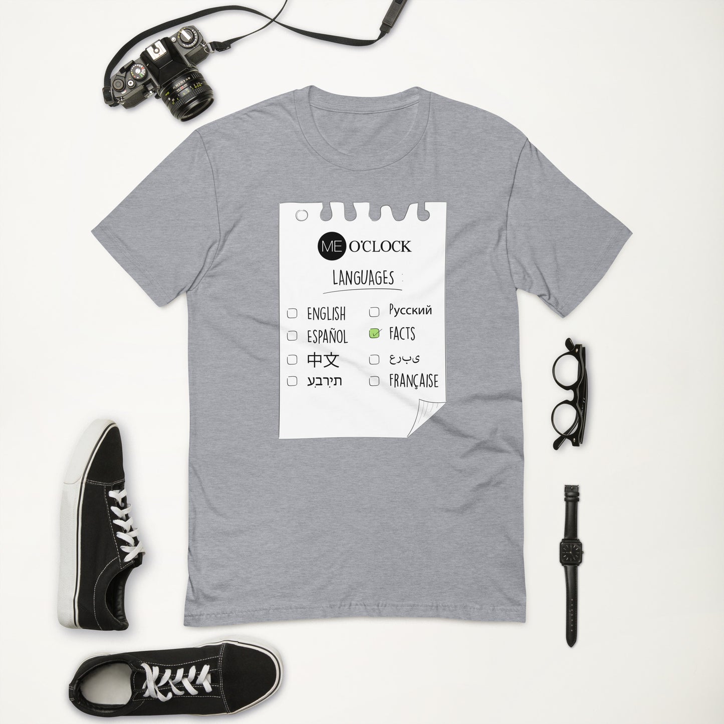 ME O'Clock Languages Tee