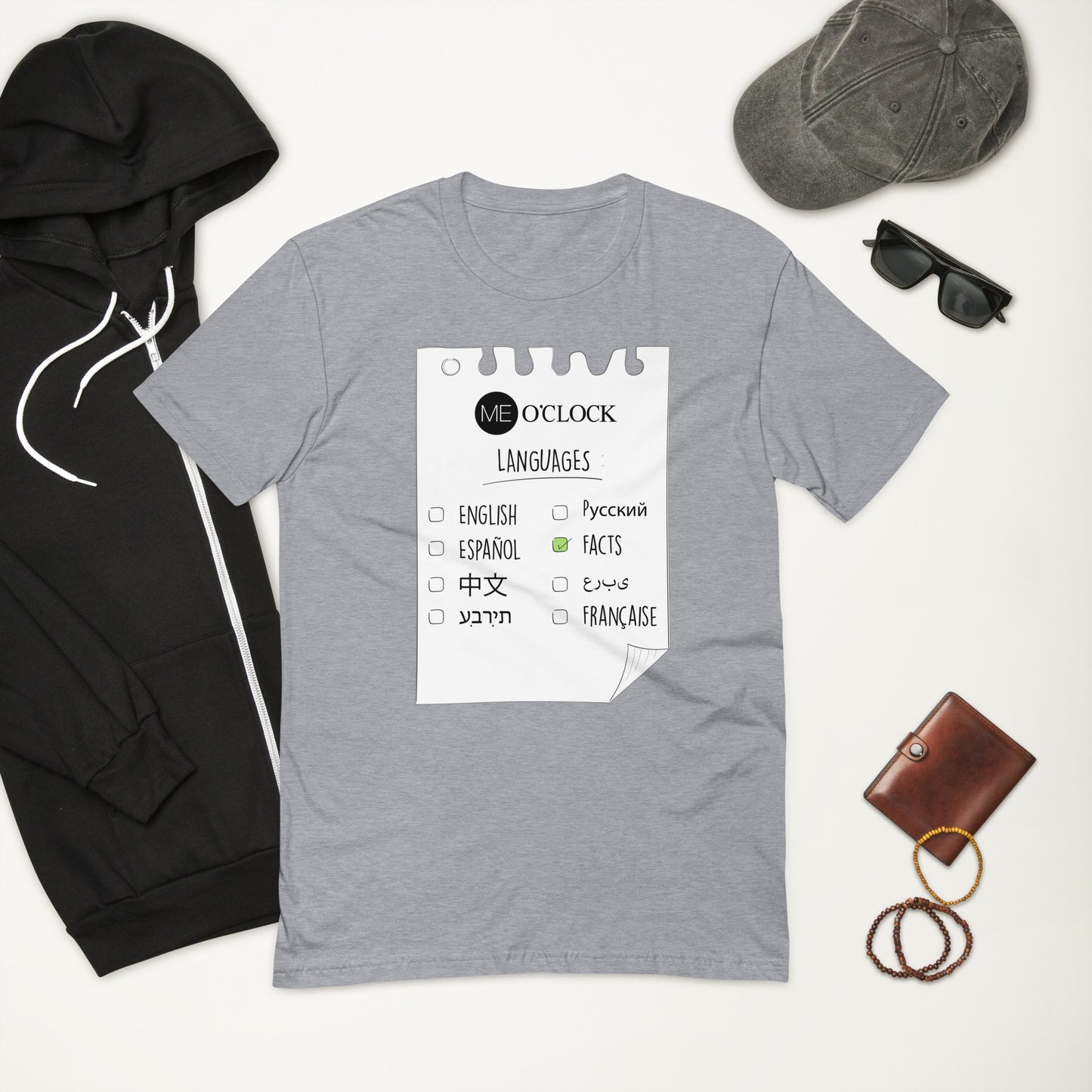 ME O'Clock Languages Tee