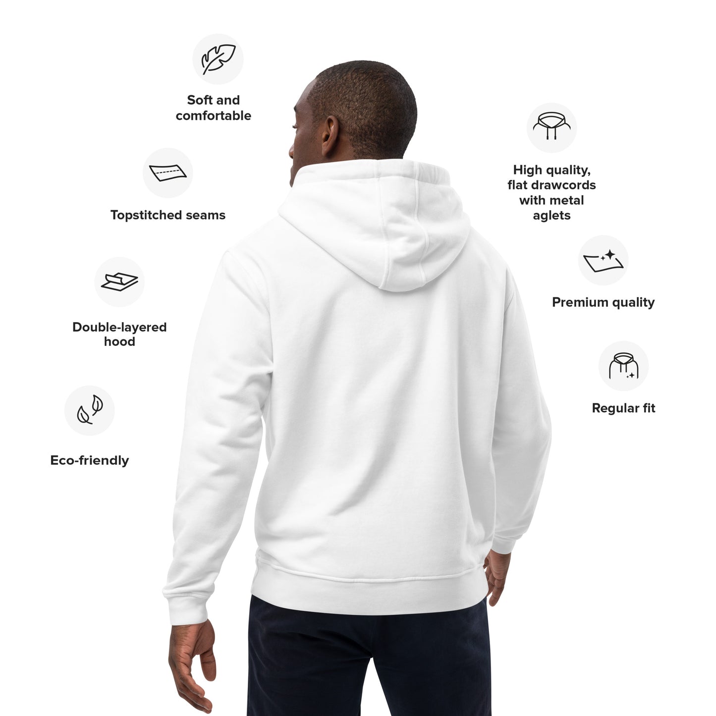 With ME Premium eco hoodie