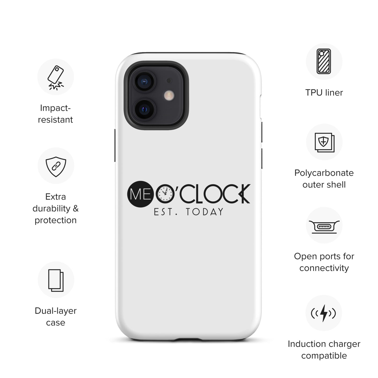 ME O'CLOCK Tough Case for iPhone®
