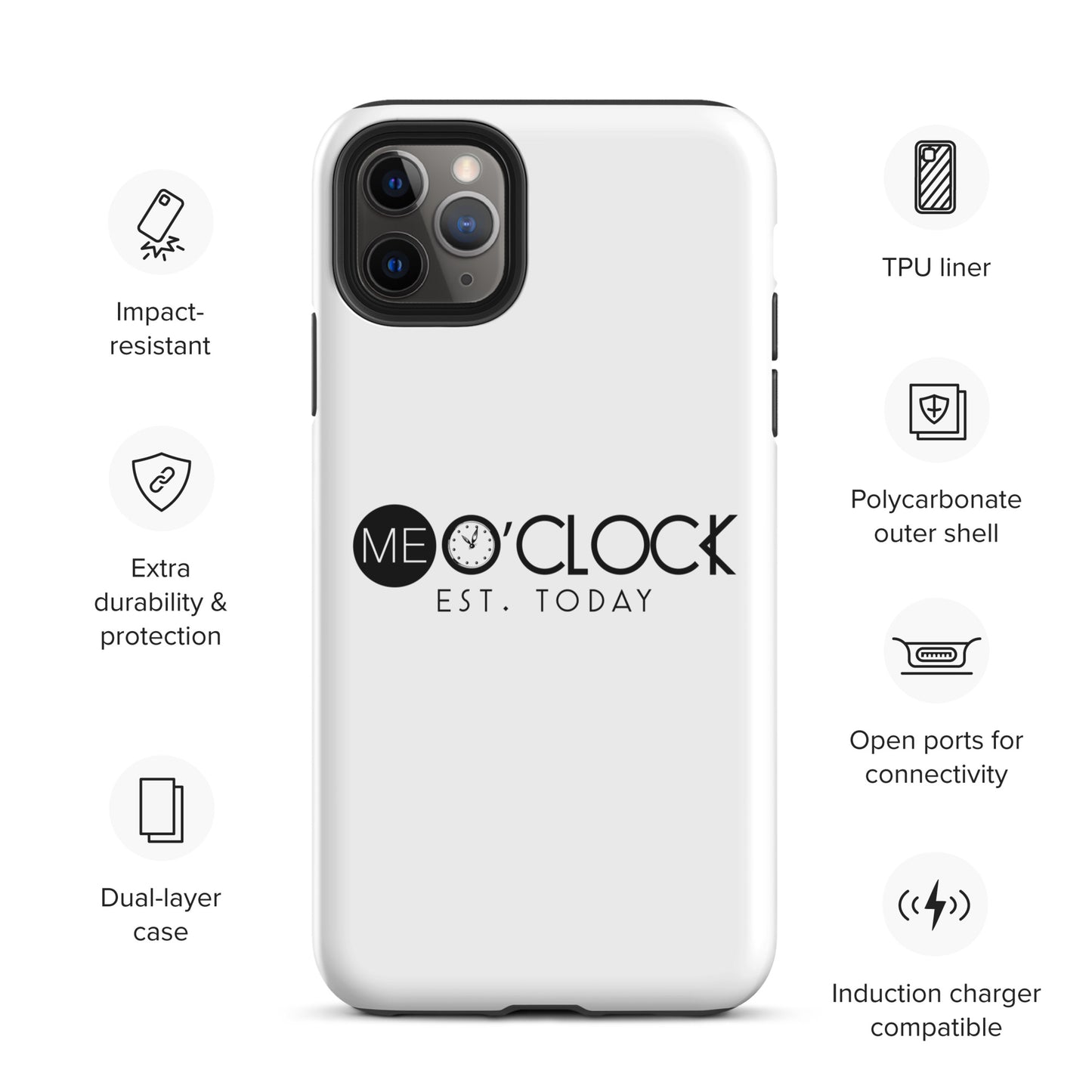 ME O'CLOCK Tough Case for iPhone®