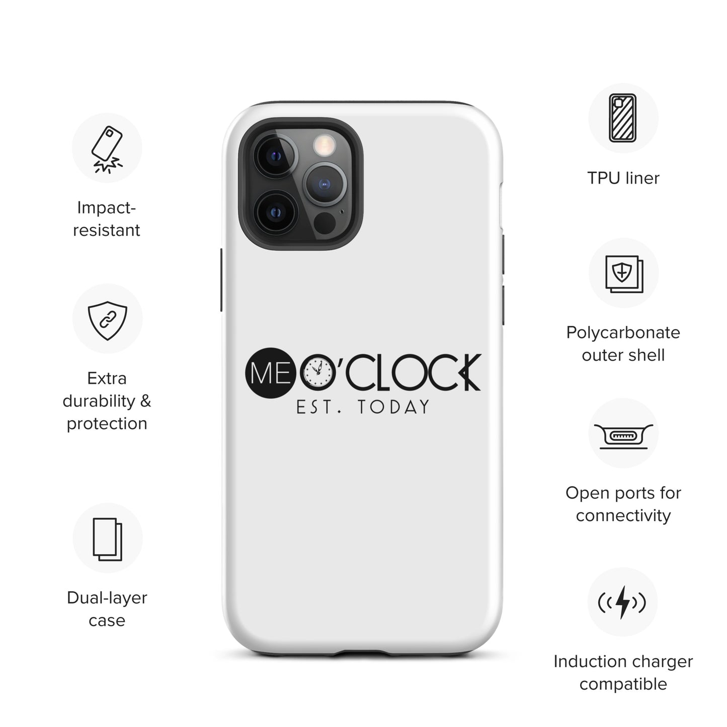ME O'CLOCK Tough Case for iPhone®