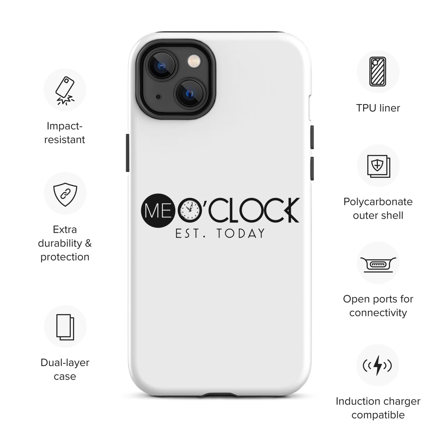 ME O'CLOCK Tough Case for iPhone®