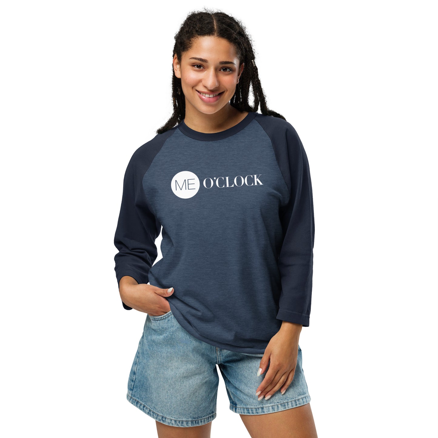 ME O'CLOCK Camisa raglán manga 3/4