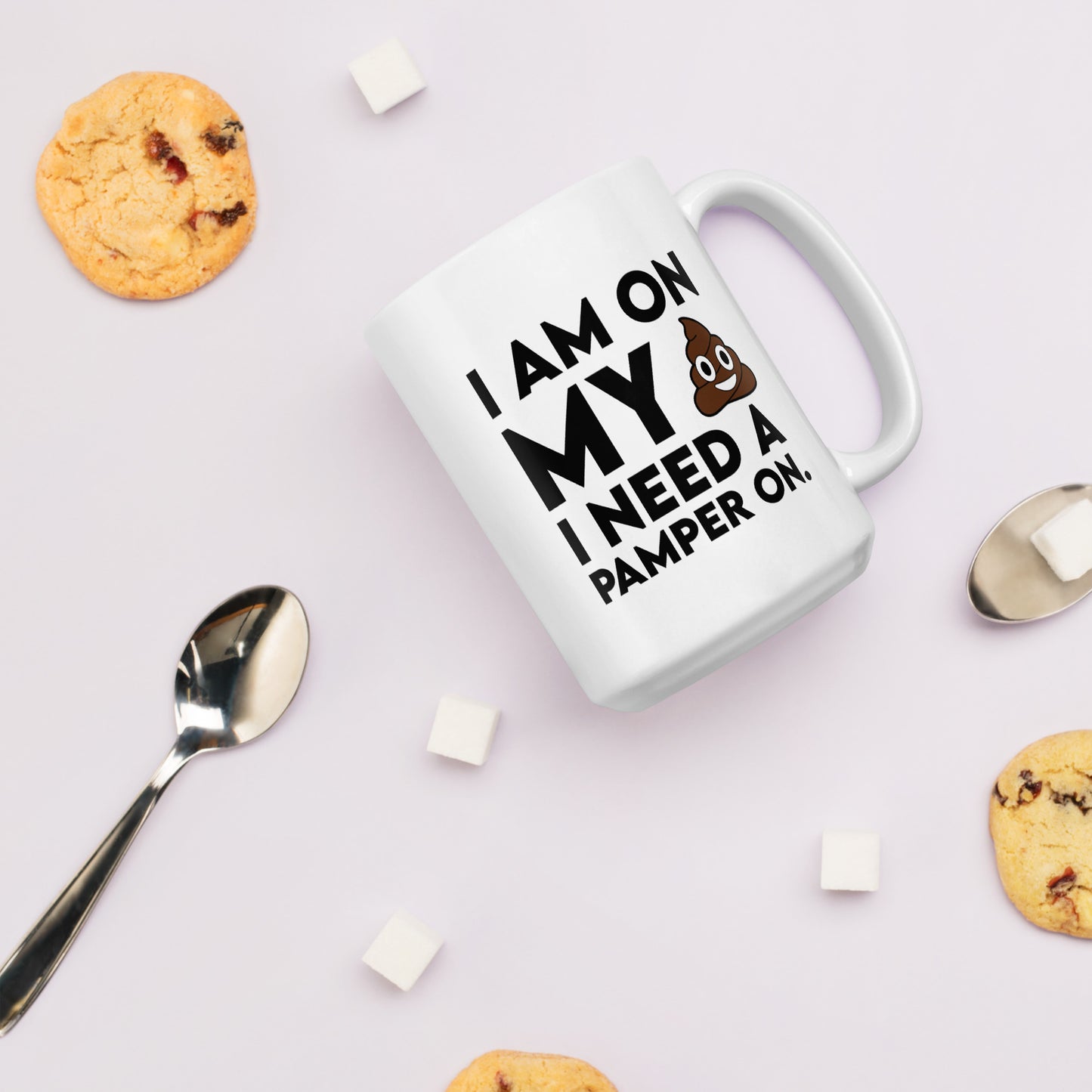 I need my Pamper White glossy mug