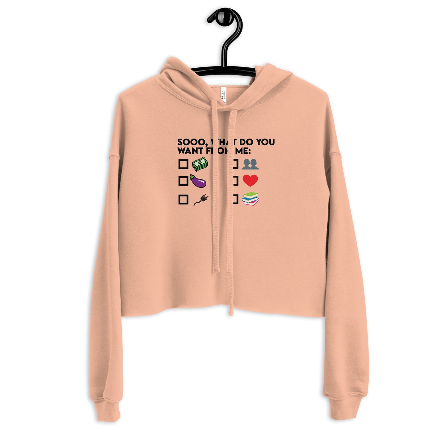 ¿Qué quieres de ME Crop Hoodie?