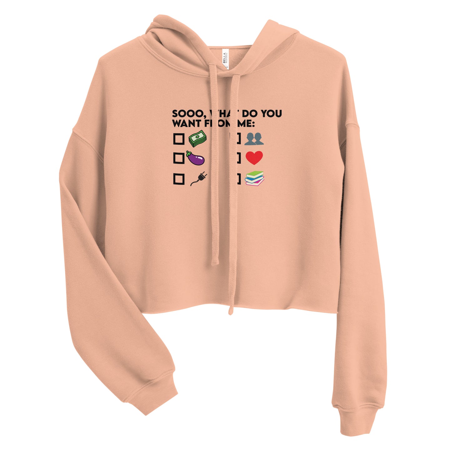 ¿Qué quieres de ME Crop Hoodie?