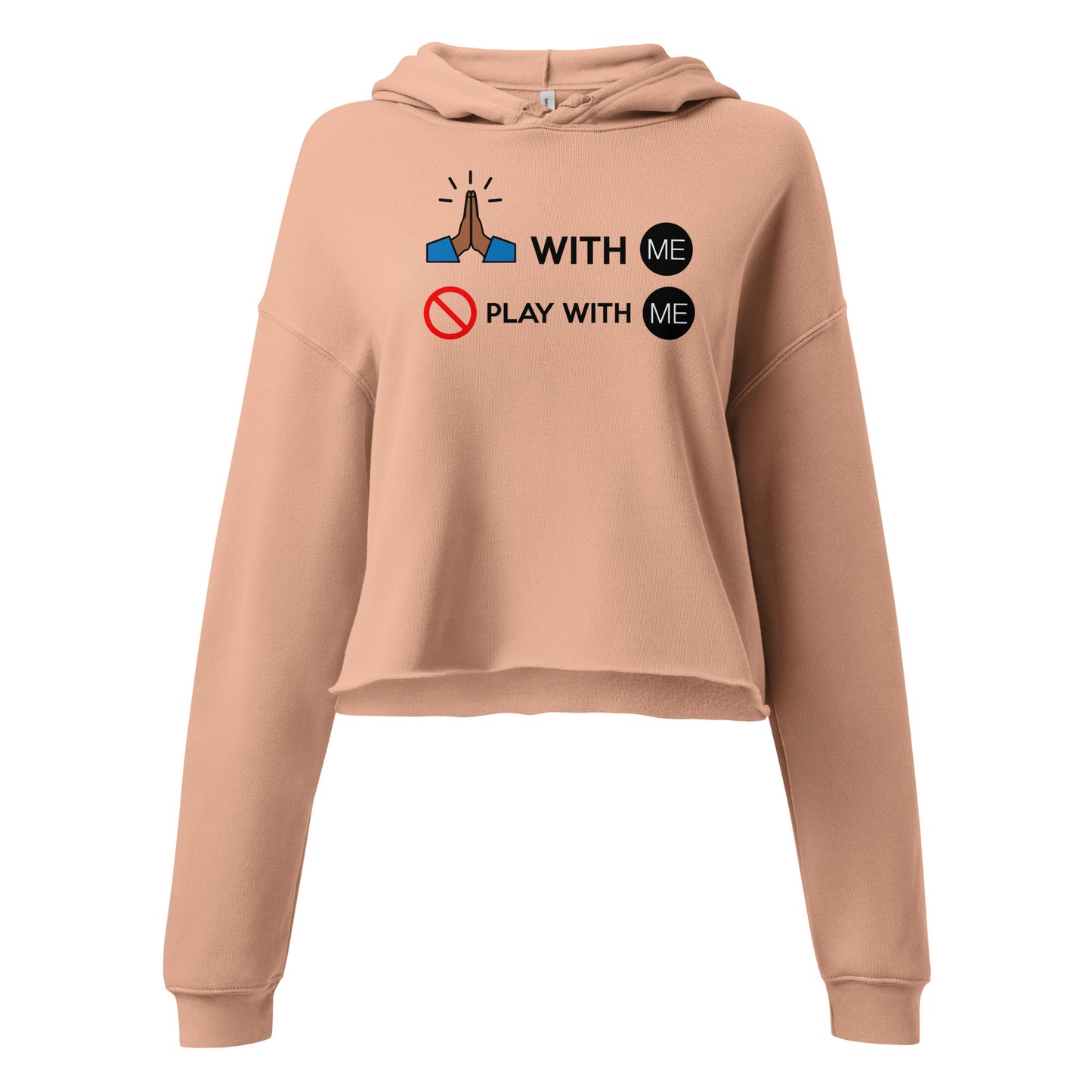 With ME Crop Hoodie
