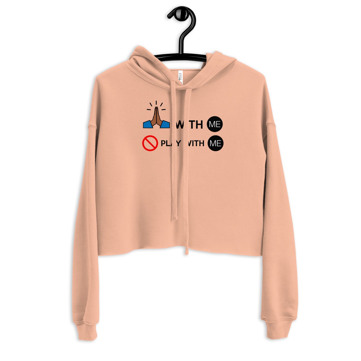 With ME Crop Hoodie