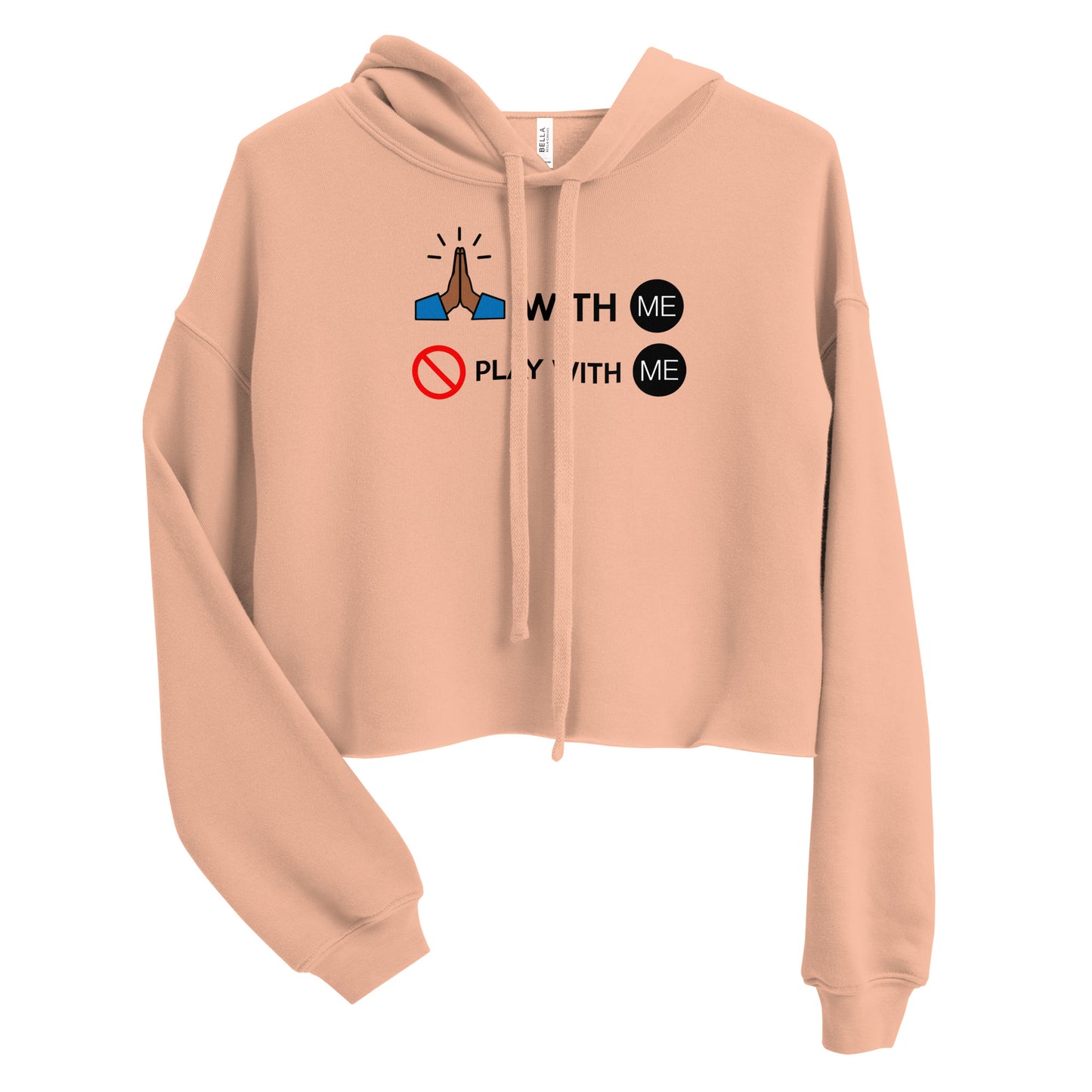 With ME Crop Hoodie