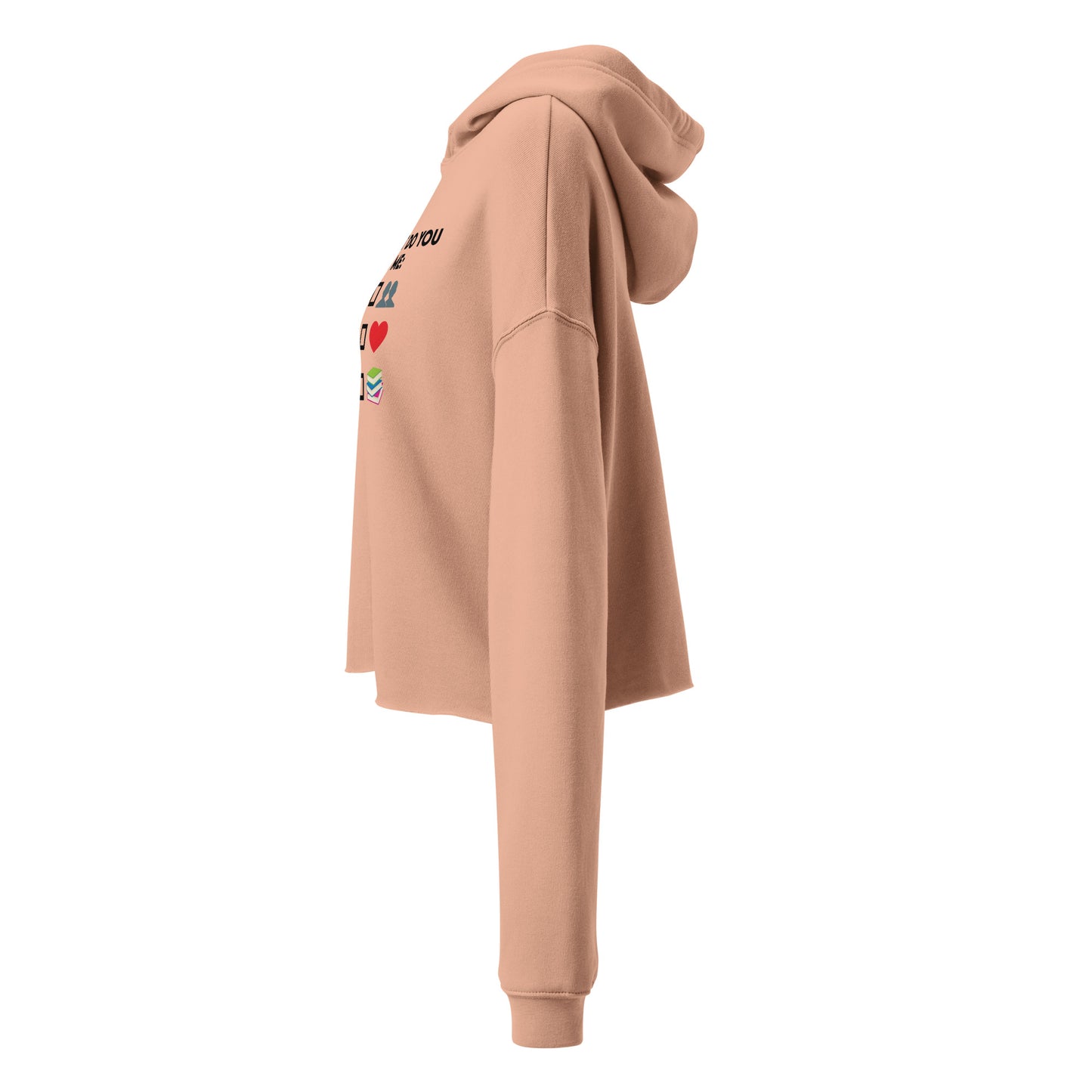 ¿Qué quieres de ME Crop Hoodie?