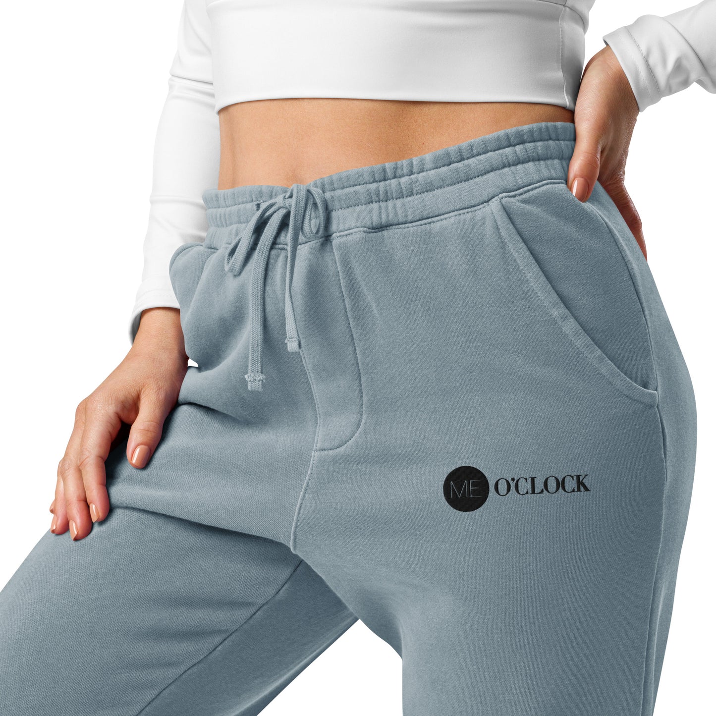 ME O'CLOCK Pantalón deportivo unisex teñido con pigmentos